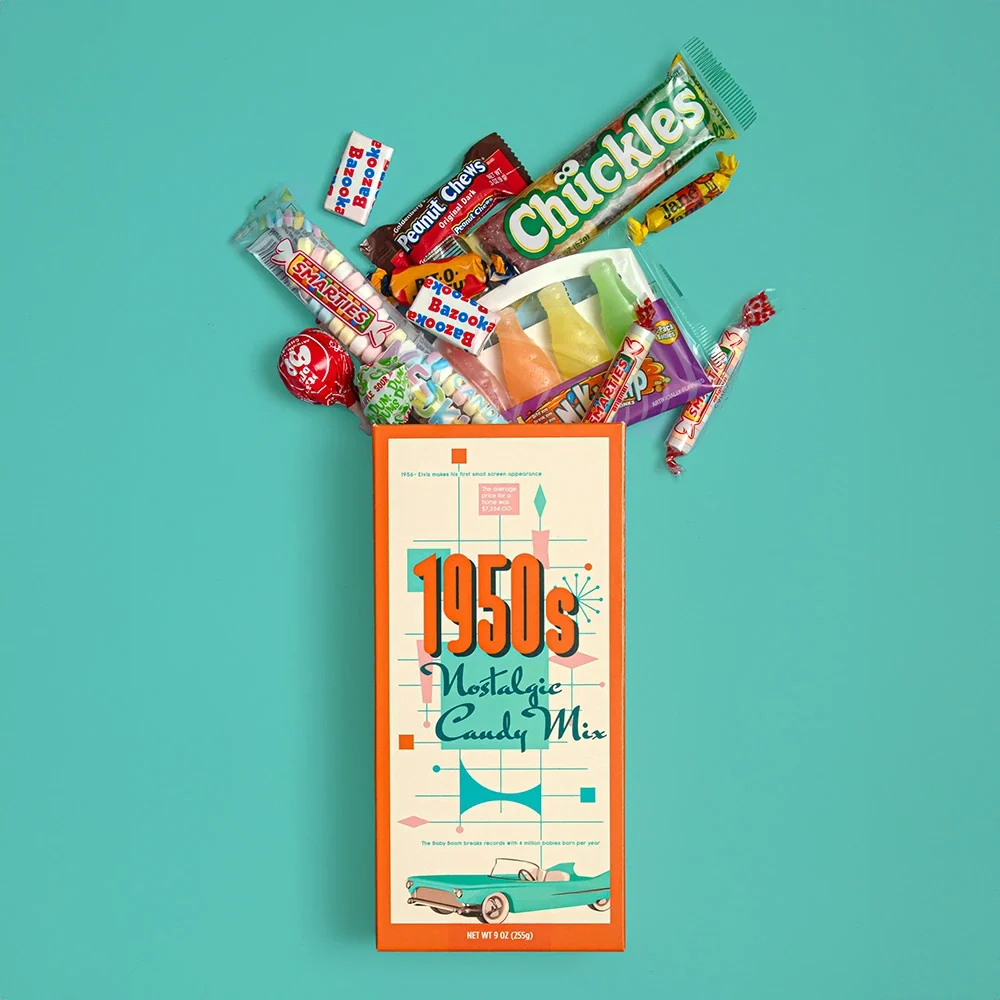 1950's Candy Nostalgia Boxes - 6ct - Image 3