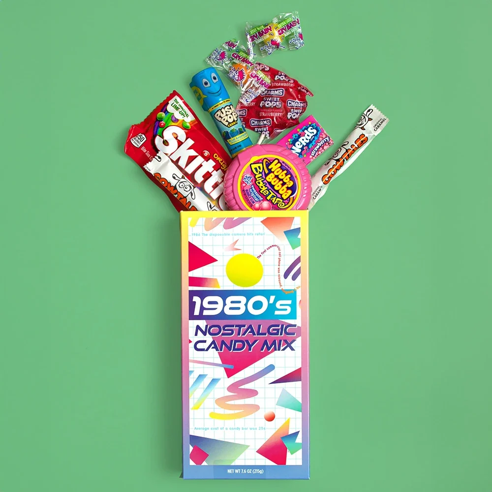 1980's Decade Candy Box 8oz - 6ct - Image 3