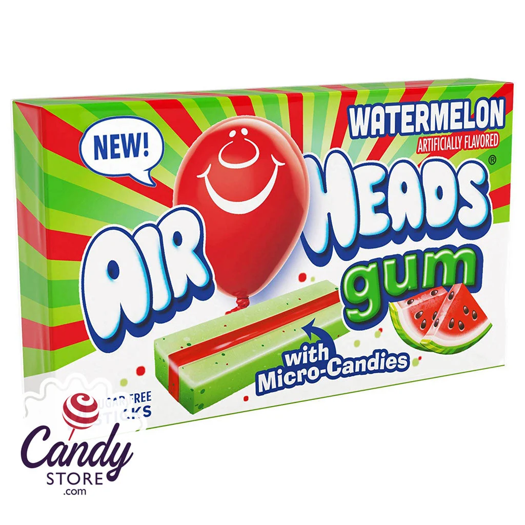 Airheads Watermelon Gum 14 Piece - 12ct - Image 2