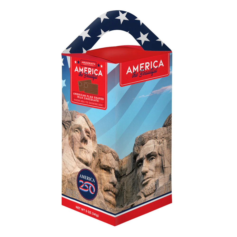 America 250 Betsy Ross Flag Milk Choc Minis - 12ct
