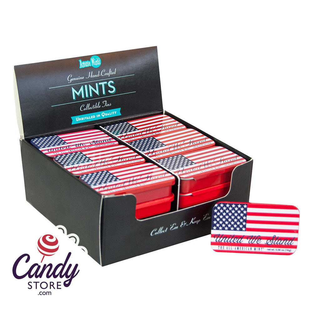 American Flag Mints Tin - 24ct