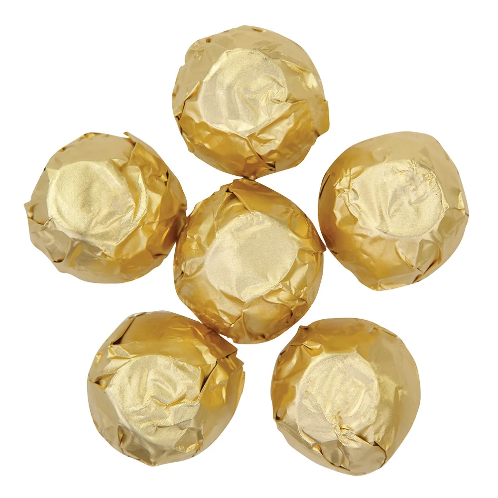 Asher's Dark Chocolate Gold Foil Cherry Cordials - 6lb Bulk