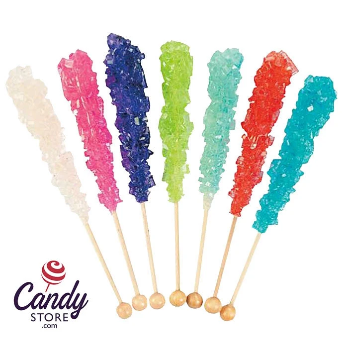 Assorted Rock Candy Crystal Sticks - 36ct Jar - Image 2
