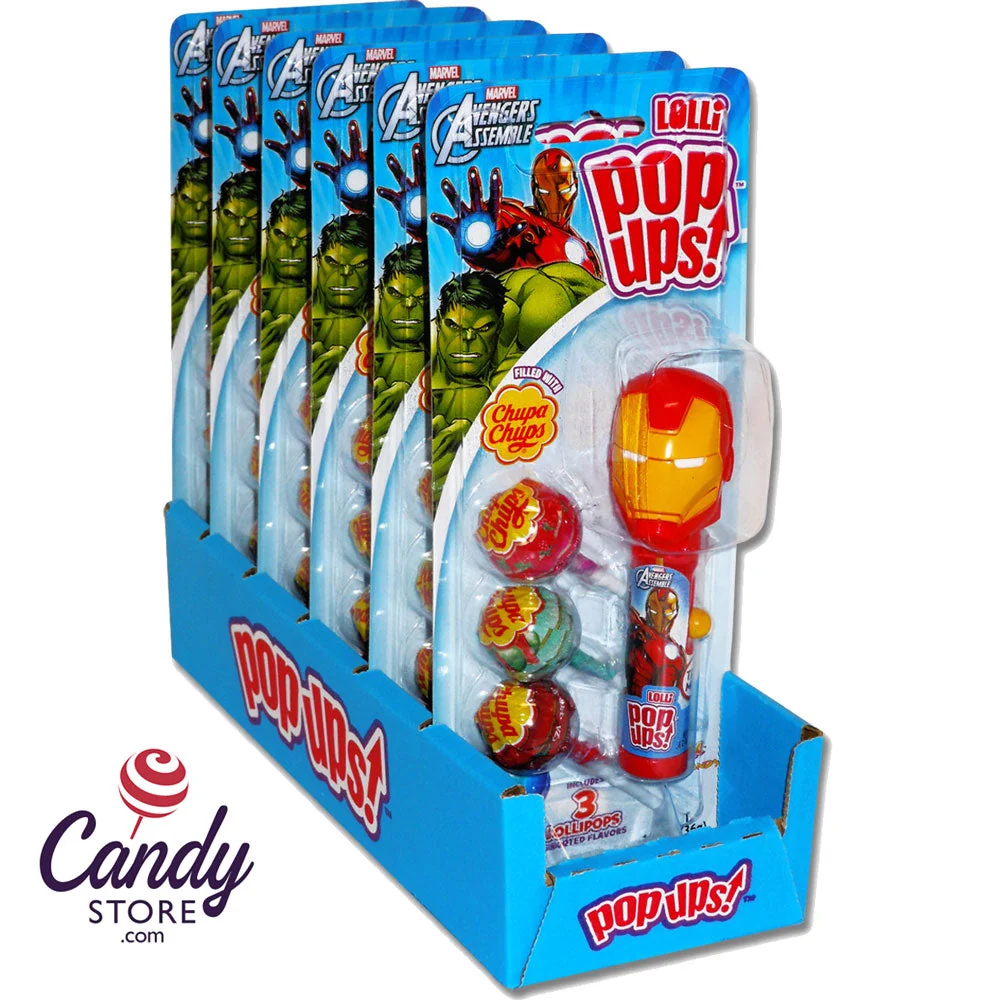 Marvel Avengers Pop-Ups Lollipops Toys - 6ct - Image 3