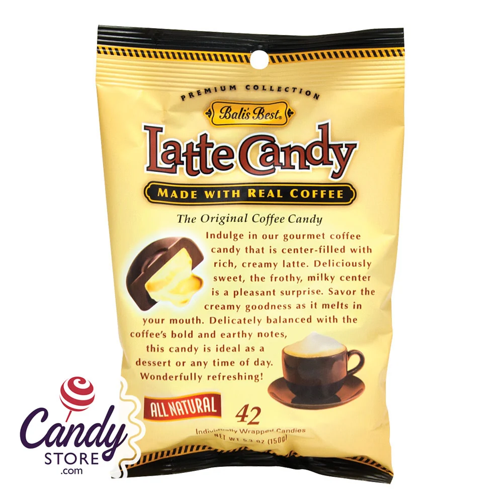 Bali's Best Latte Candy Bags - 12ct