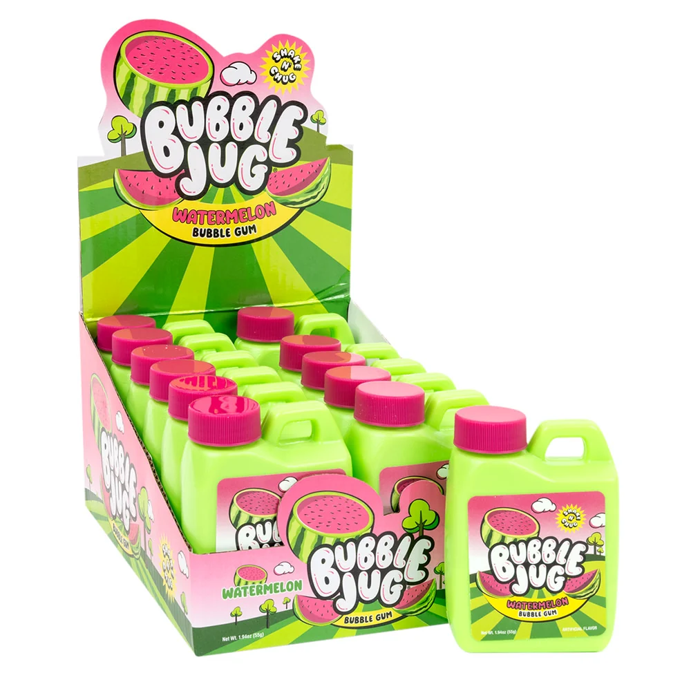 Bubble Jug Watermelon Bubble Gum - 12ct