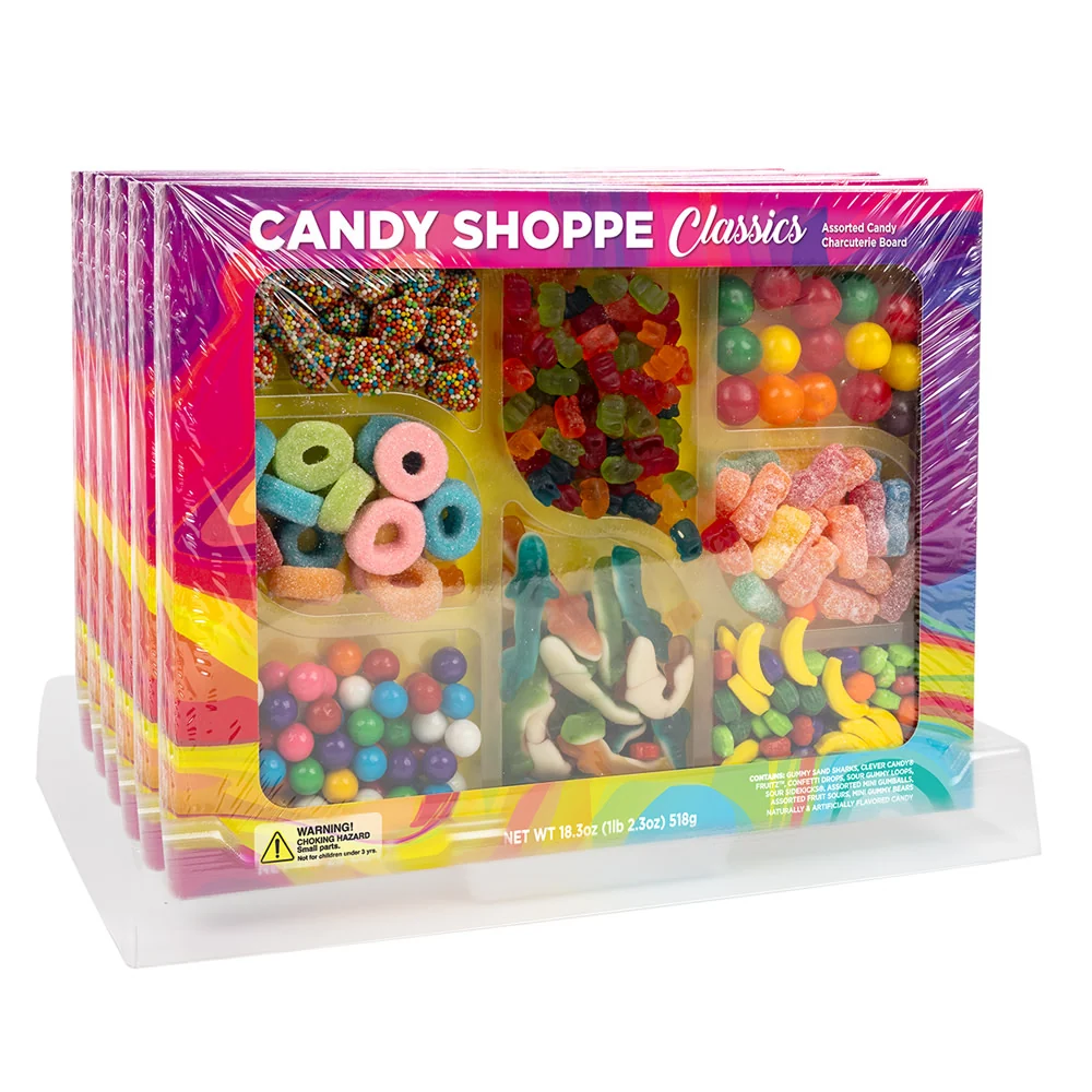 Candy Shoppe Classics Charcuterie Board Boxes - 6ct