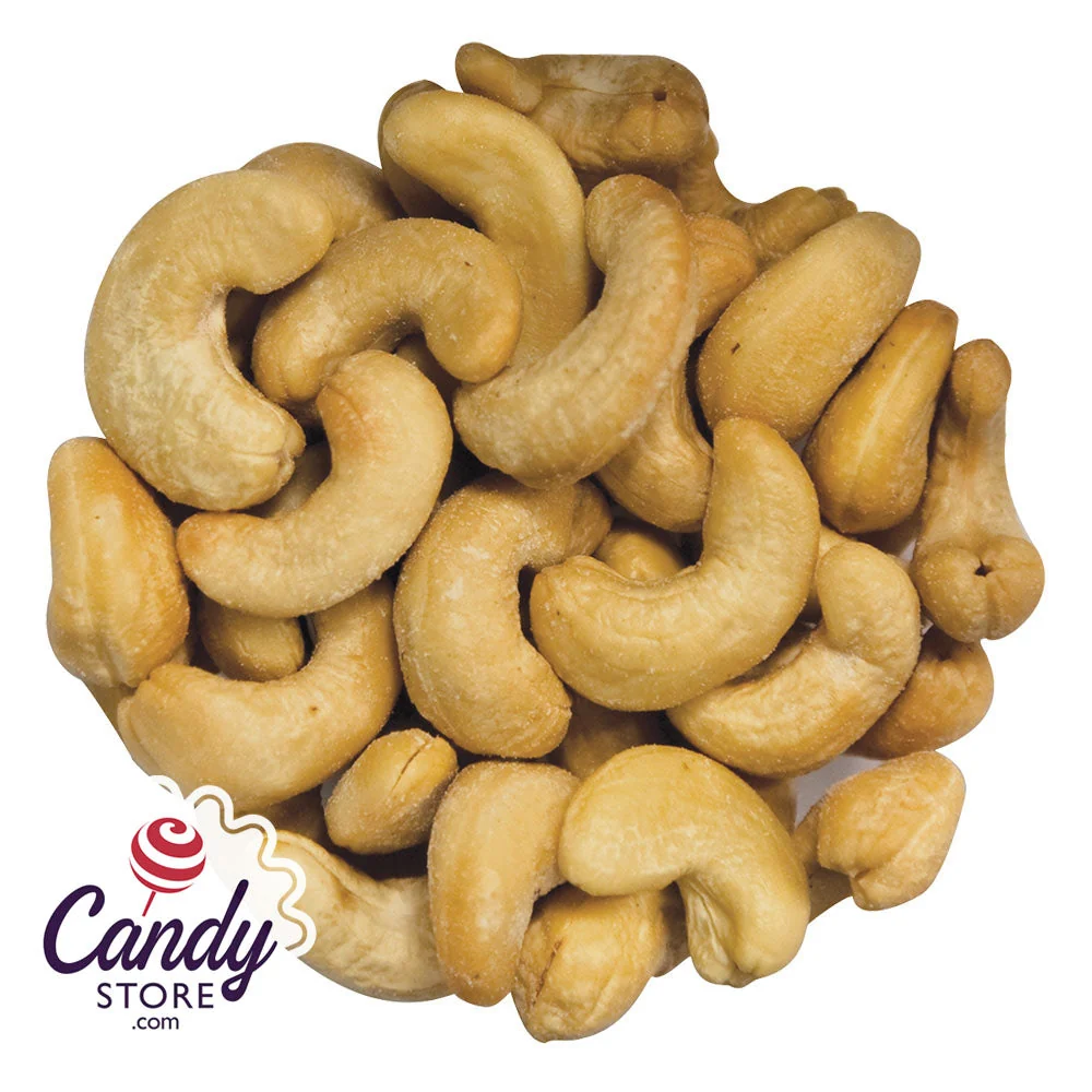 Roasted Cashews Unsalted 240ct - 6.25lb Bulk