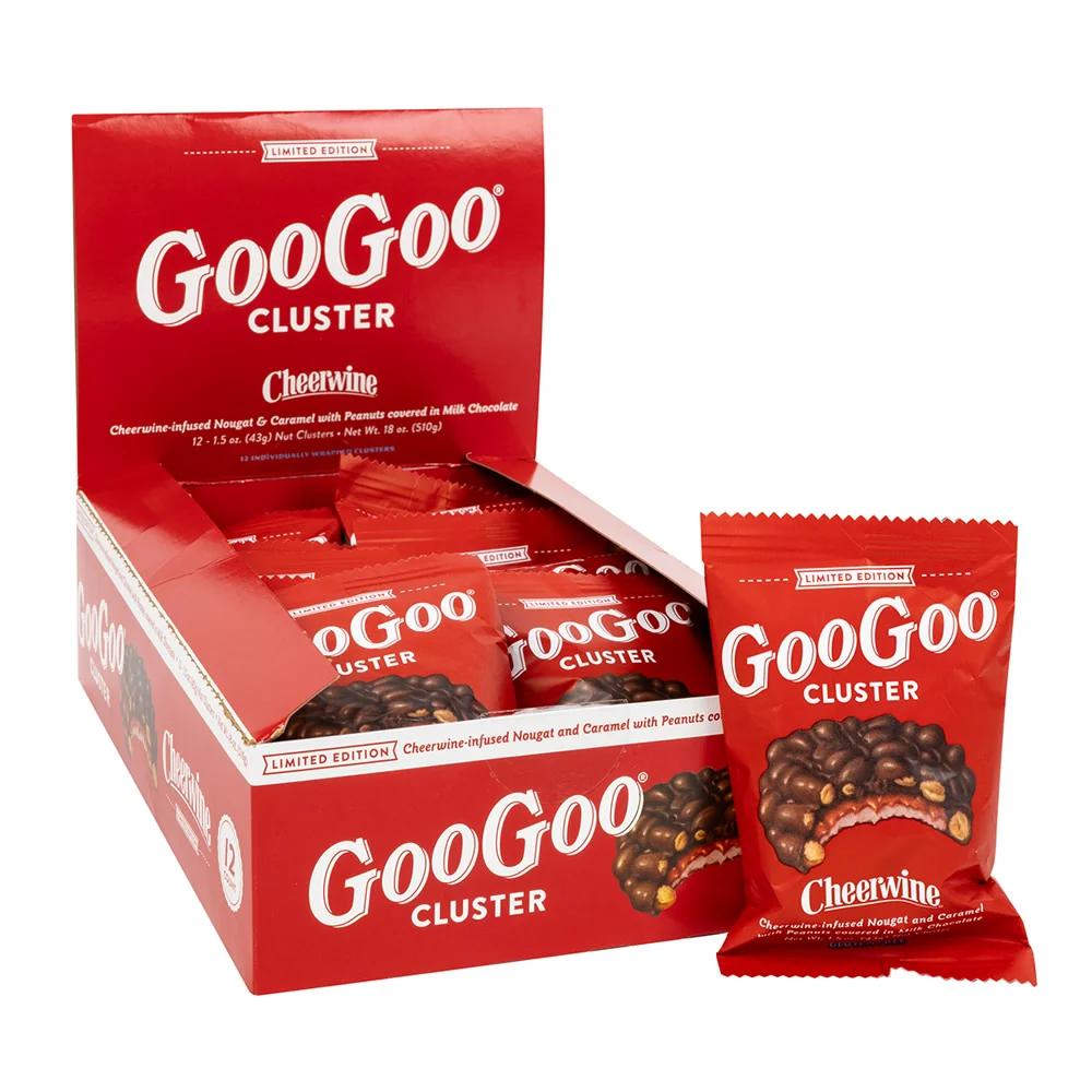 Cheerwine Goo Goo Cluster - 12ct