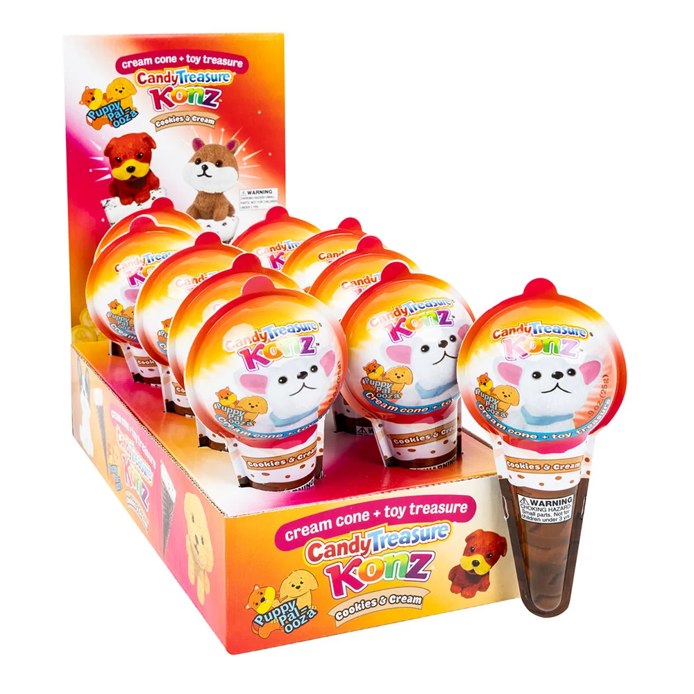 Choco Treasure Cookies & Cream Candy Treasure Konz - 10ct