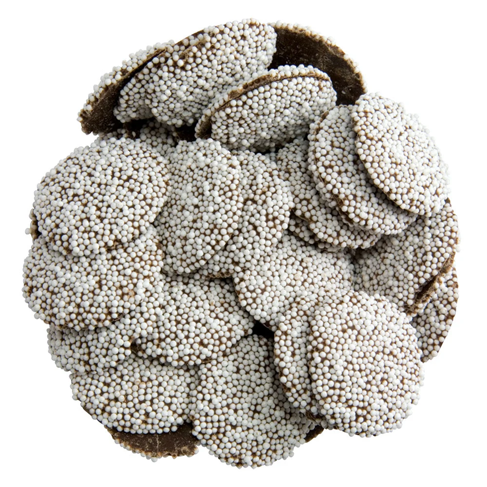 Bulk Chocolate Nonpareils w Seeds Rainbow & White - 10lb - Image 5