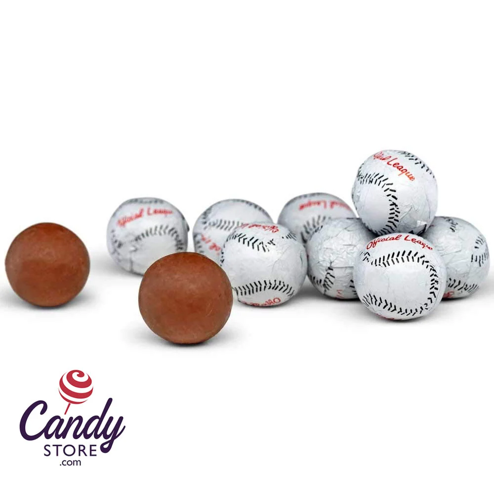Chocolate Sports Balls Mesh Bags Madelaine - 24ct - Image 10