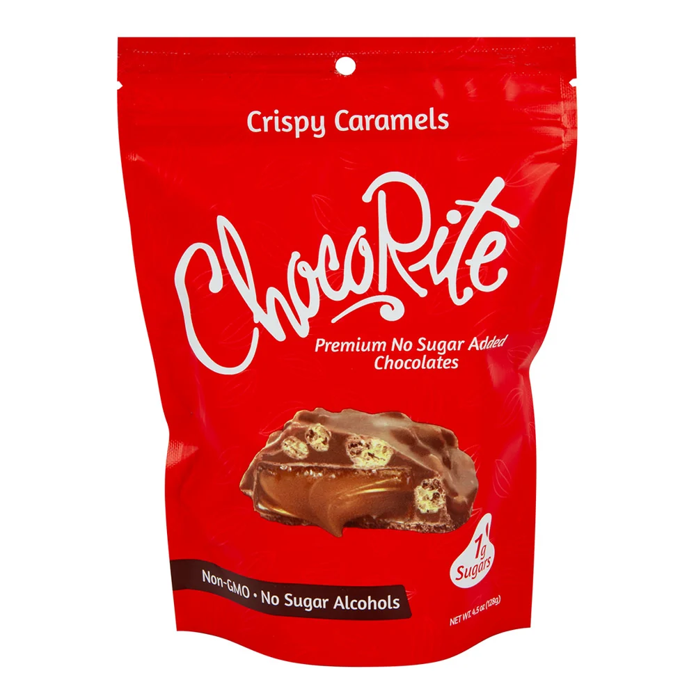 Chocorite Crispy Caramels Pouches - 6ct