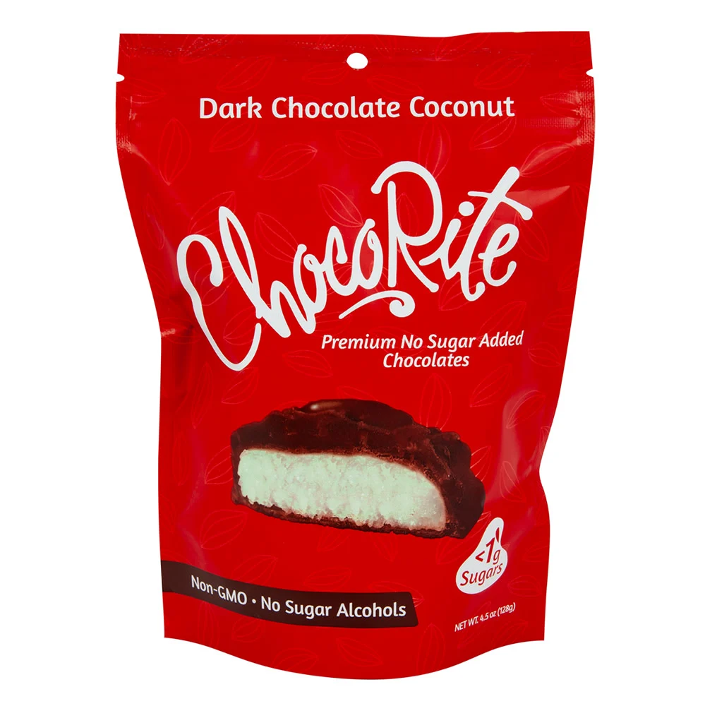 Chocorite Dark Chocolate Coconut Bags - 6ct