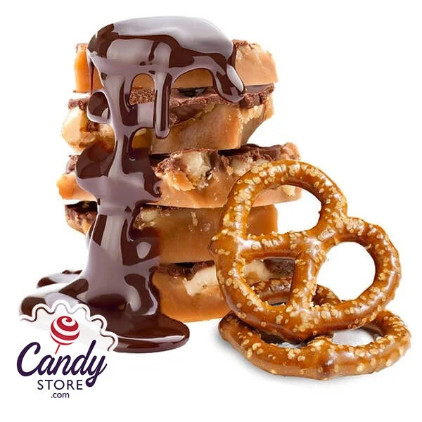 Chuao Dark Chocolate Pretzel Toffee Twirl 2.8oz Bar - 10ct - Image 4