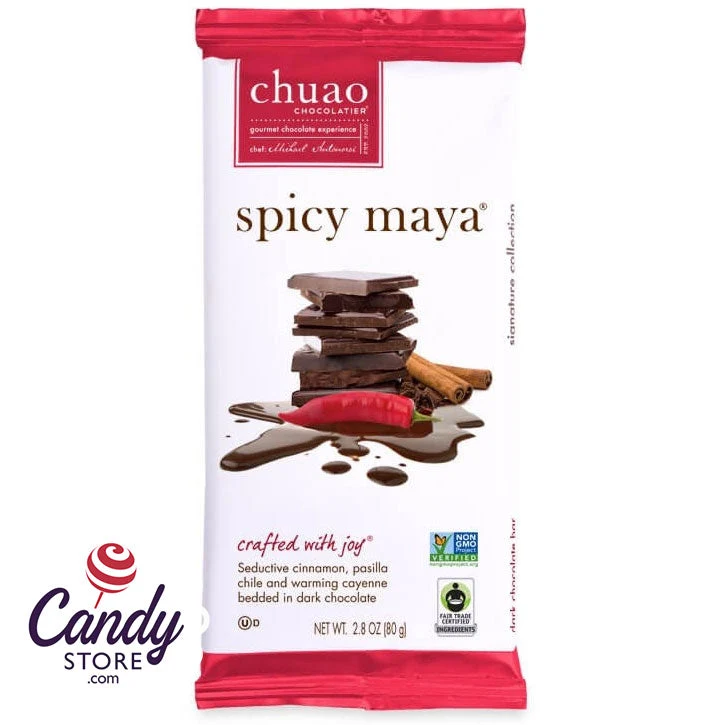 Chuao Spicy Maya Dark Chocolate Bars - 12ct - Image 5