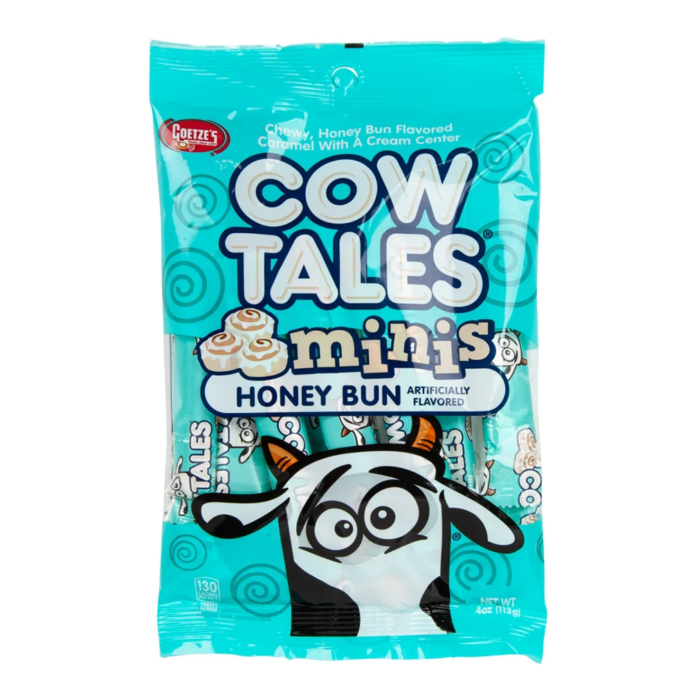 Cow Tales Honey Bun Minis Peg Bags - 12ct