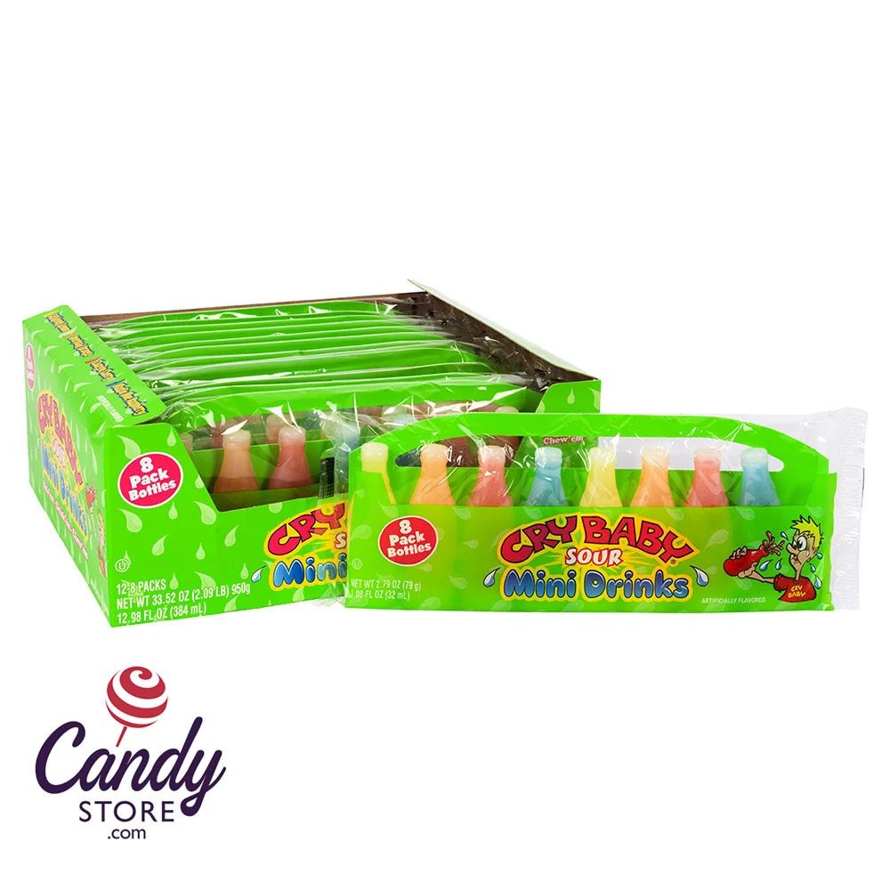 Cry Baby Wax Bottles 8 Pc - 12ct