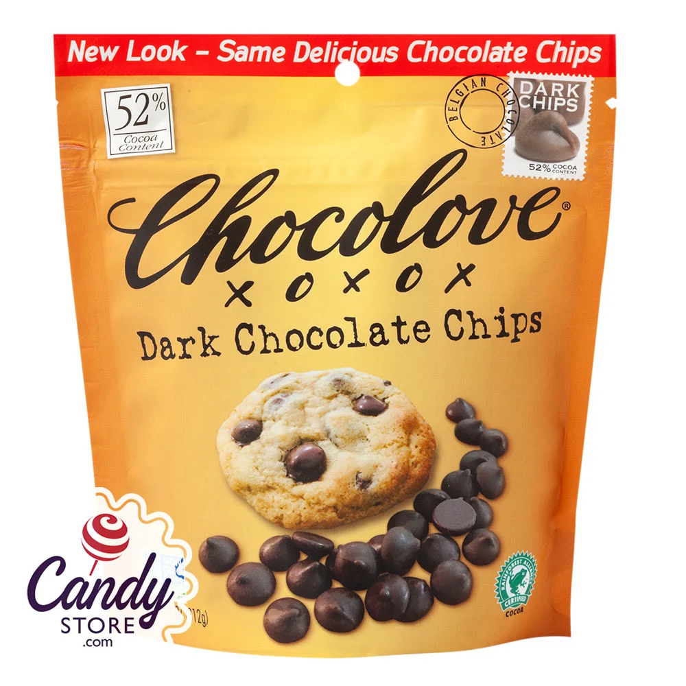 Dark Chocolate Chocolove Baking Chips 11oz Pouch - 8ct