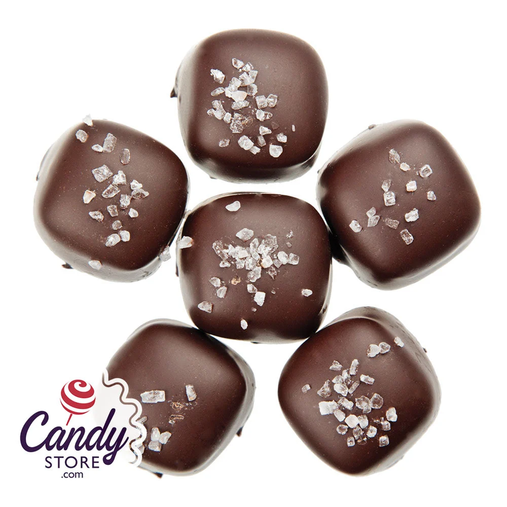 Dark Chocolate Sea Salt Caramels - 5lb