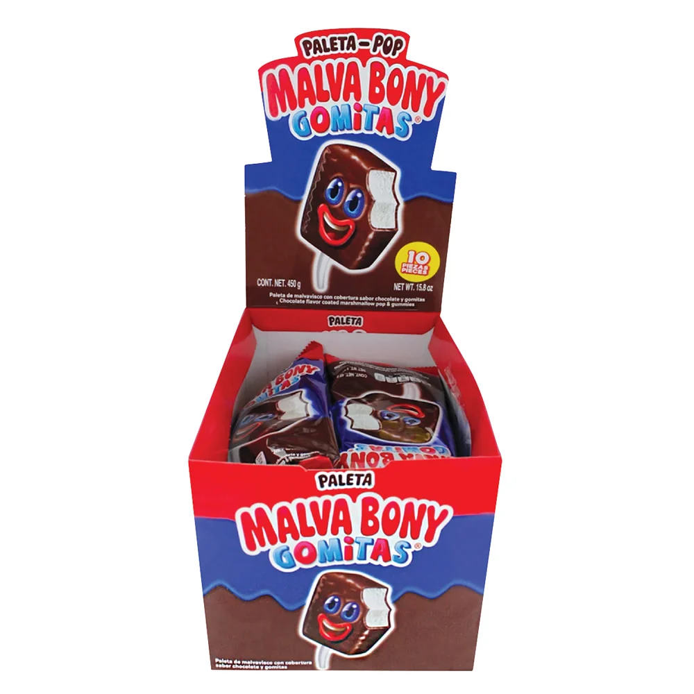 De La Rosa Malva Bony Pops - 10ct