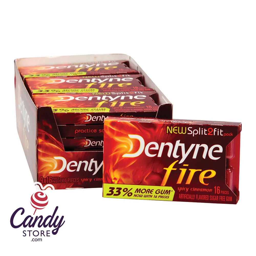Dentyne Fire Spicy Cinnamon Gum - 9ct