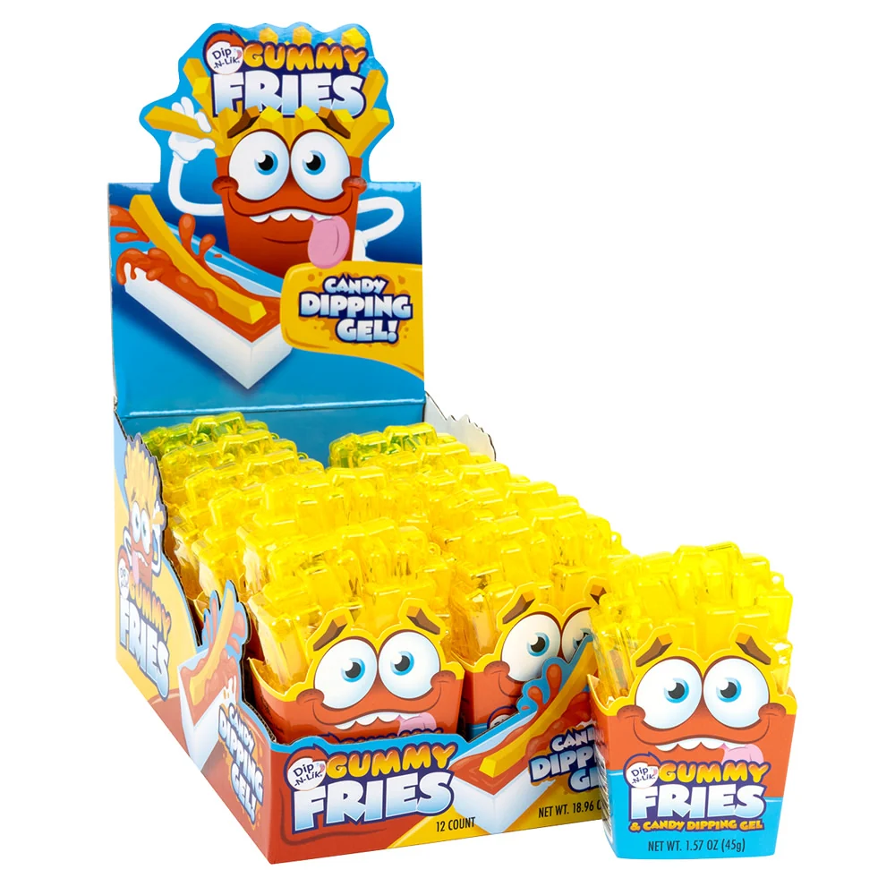 Dip-N-Lik Gummy Fries - 12ct
