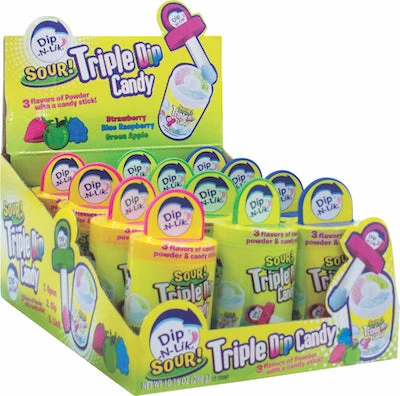 Dip-N-Lik Triple Dip Candy - 12ct - Image 2