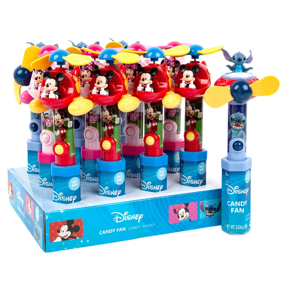Disney Assorted Helicopter Candy Fans - 12ct