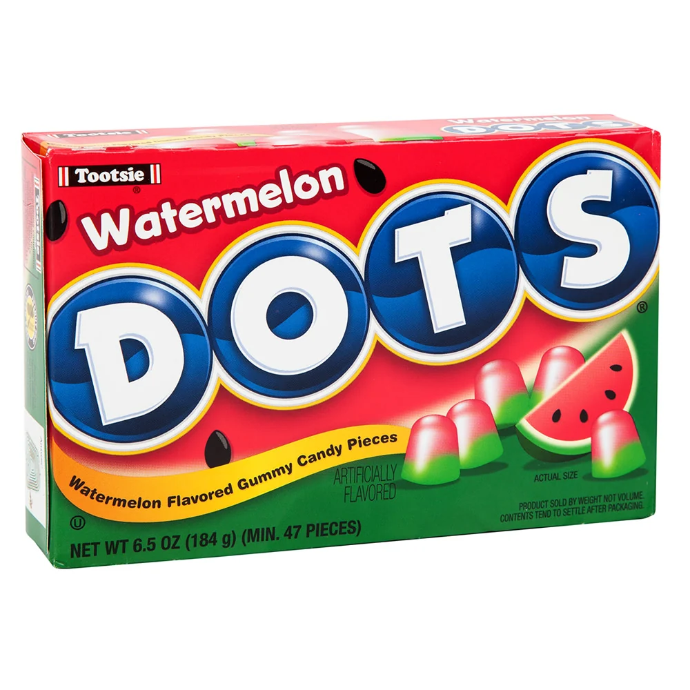 Dots Watermelon Theater Boxes - 12ct