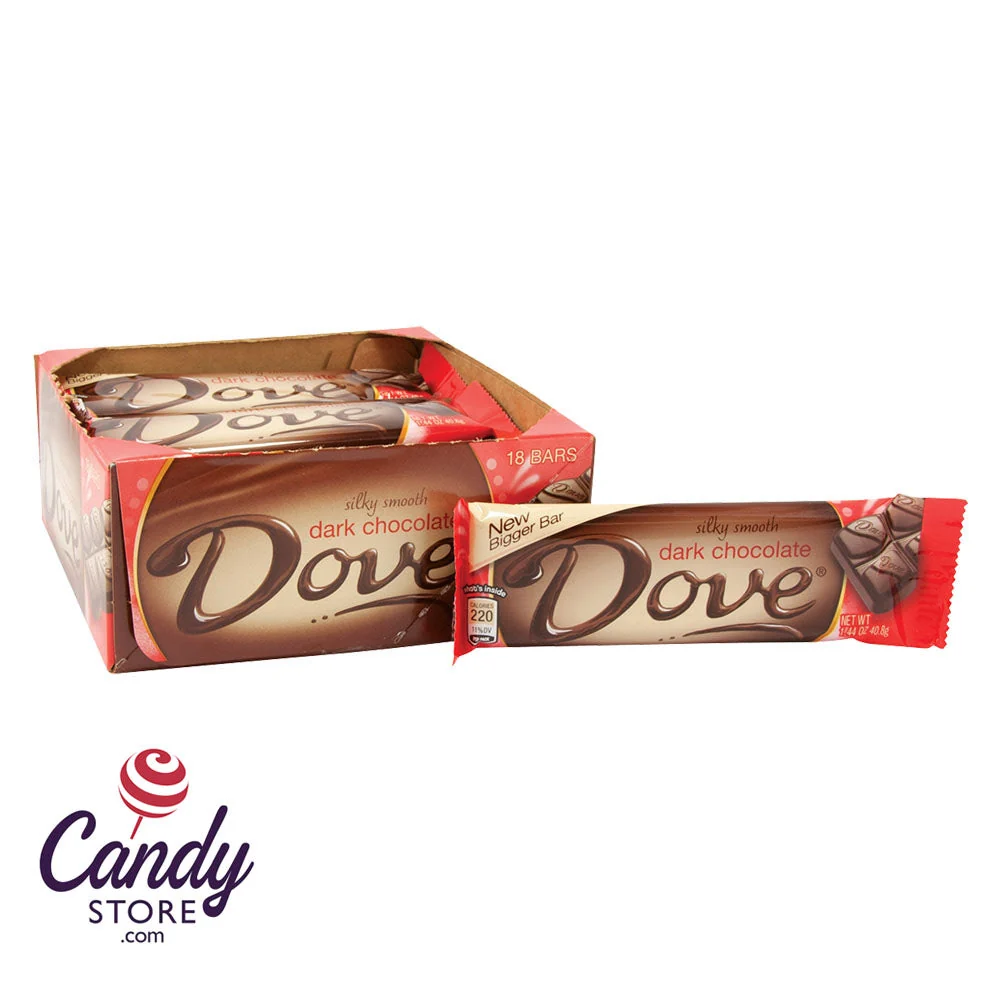 Dove Silky Smooth Dark Chocolate 1.44oz Bar - 18ct