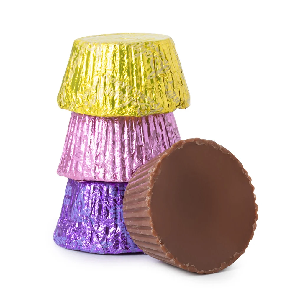 Easter Peanut Butter Cups Foiled - 12lb Bulk