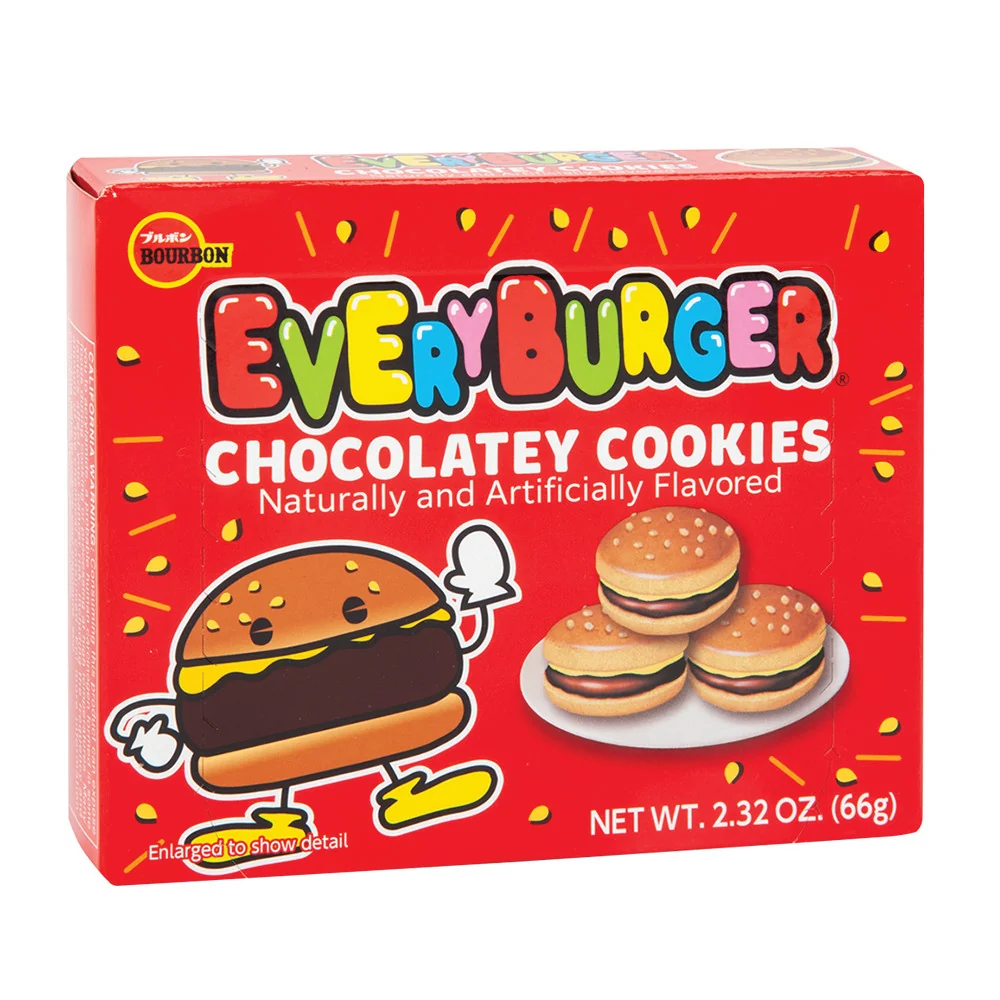 Everyburger Burger Shaped Chocolatey Filled Cookies Boxes - 10ct
