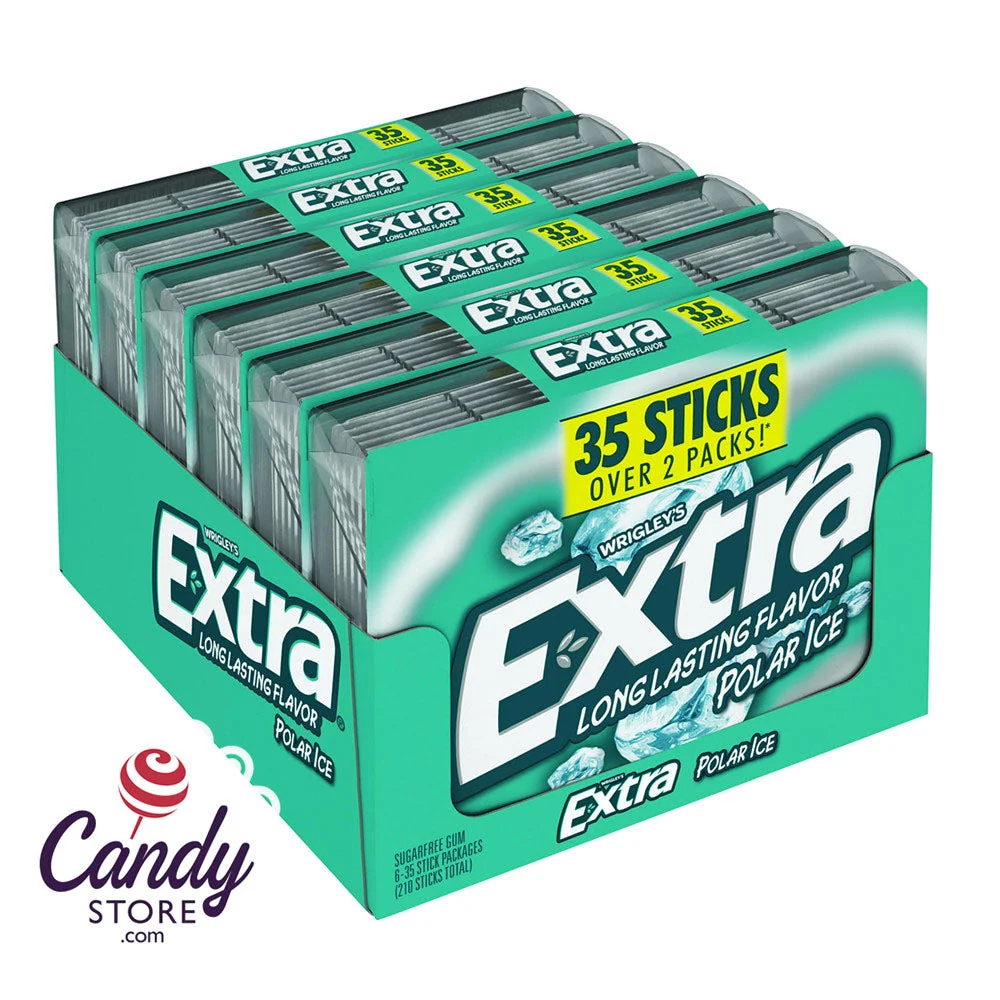 Extra Polar Ice Gum Mega Pack 4.13oz - 6ct