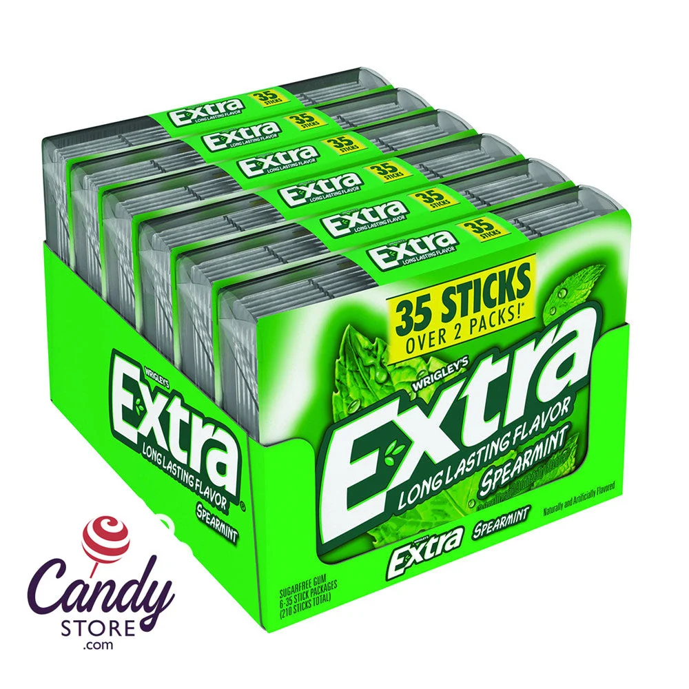 Extra Spearmint Gum Mega Pack 4.13oz - 6ct