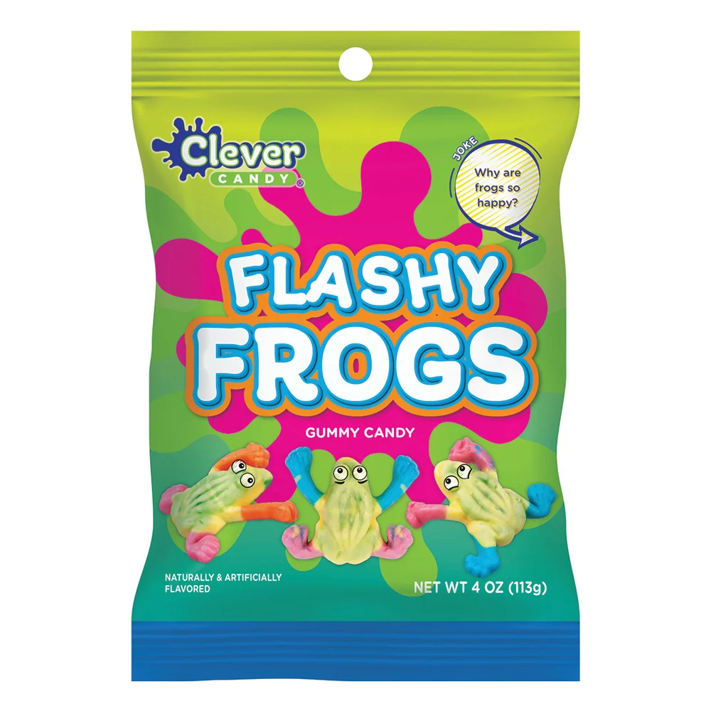 Flashy Frogs Peg Bags - 12ct