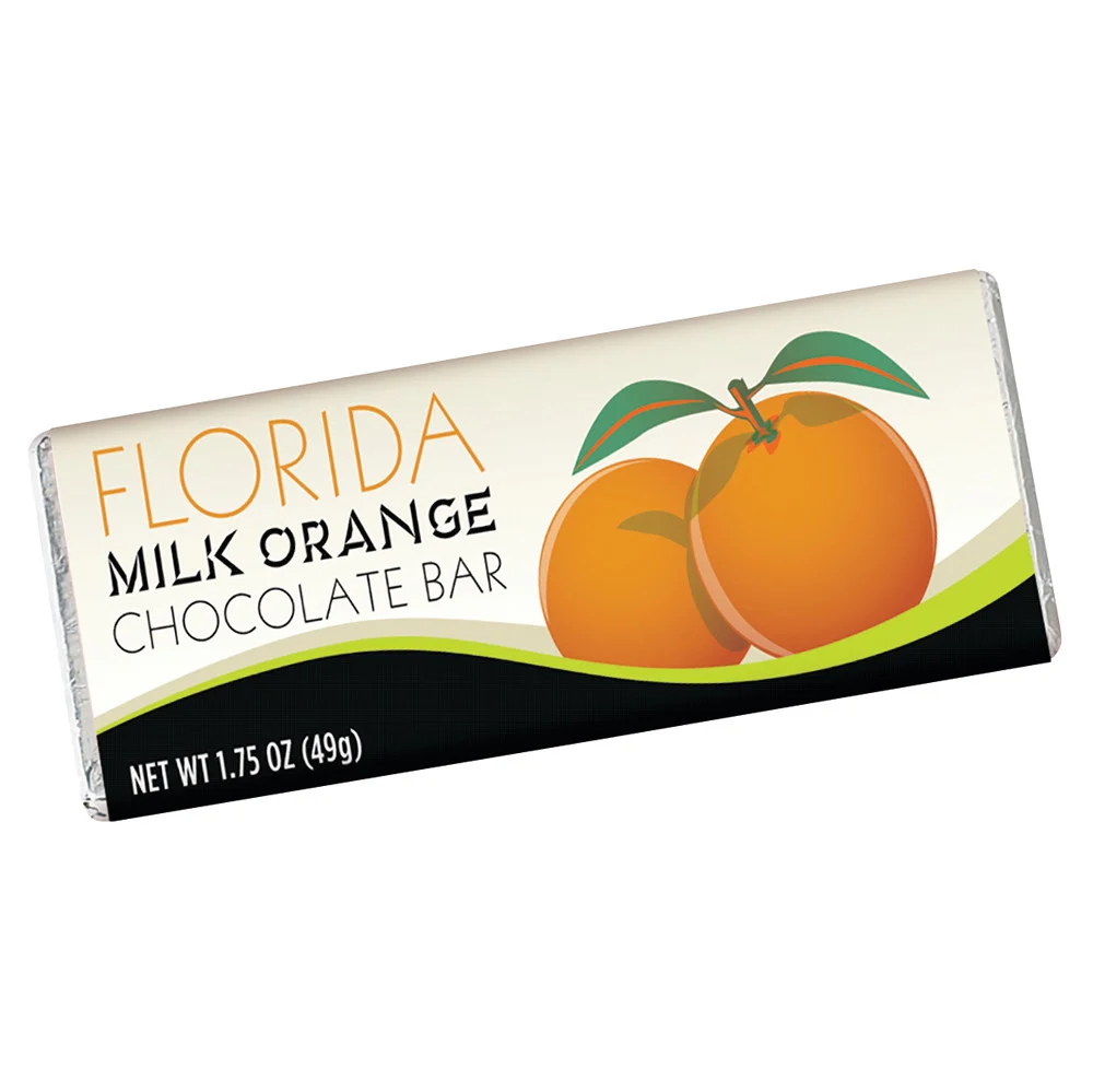 Florida Milk Orange Chocolate Bars - 24ct