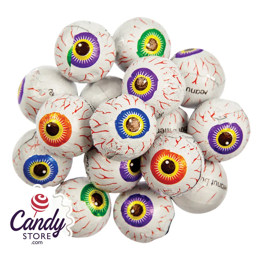 Spooky Eyes Peanut Butter-Filled Creepy Peepers - 12lb