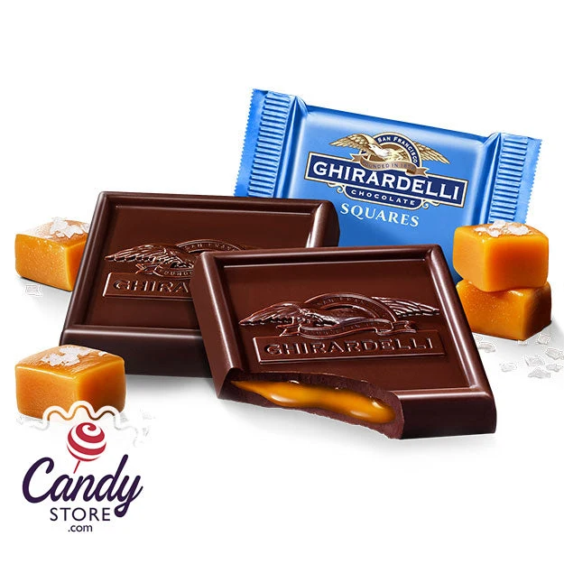 Ghirardelli Dark and Sea Salt Caramel Squares Bags - 6ct - Image 4