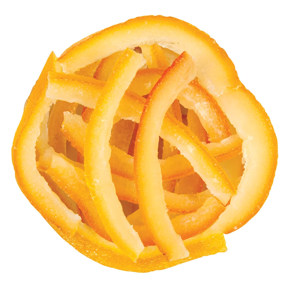 Glace Orange Peel Strips - 22.05lb Bulk