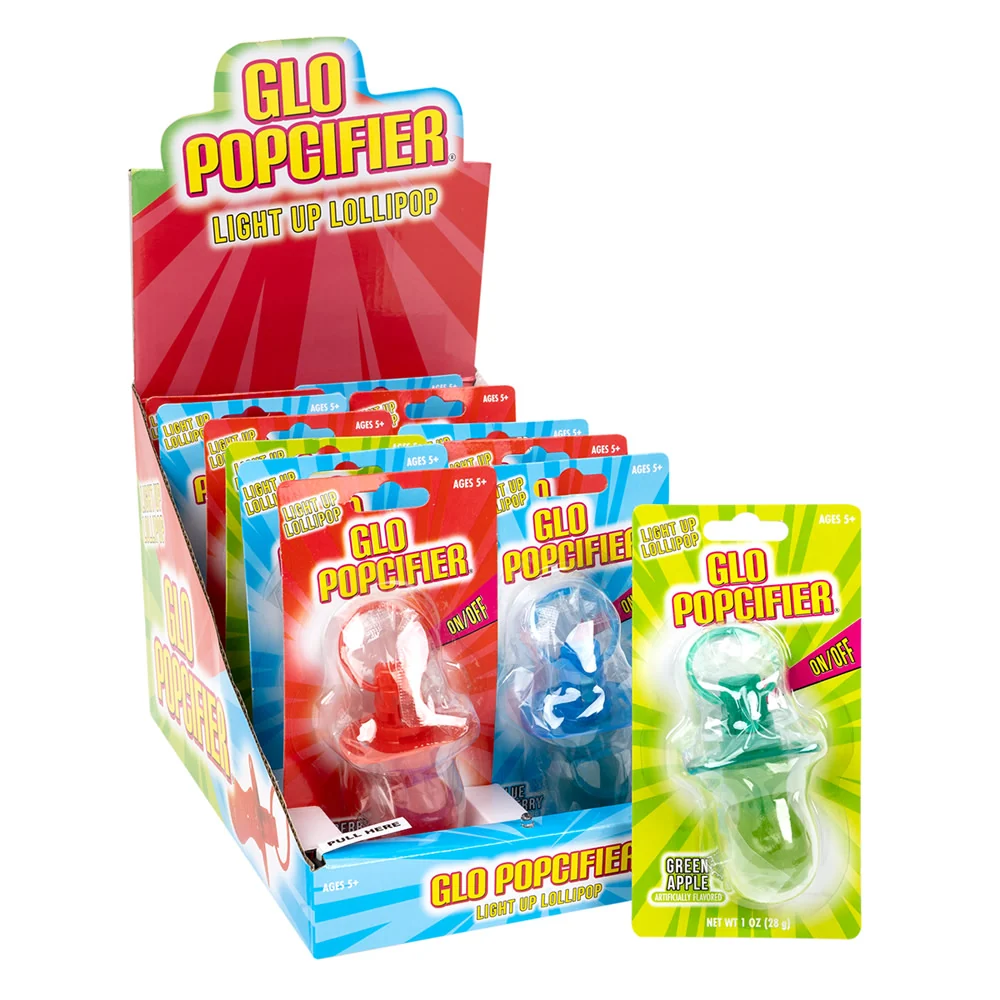 Glo Popcifier Light Up Lollipop - 12ct