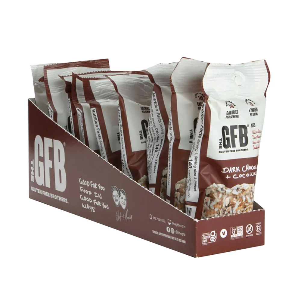 Gluten Free Brothers Dark Chocolate Coconut Bites - 10ct