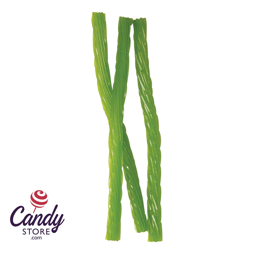 Green Apple Licorice Twists Kenny's - 12lb