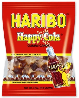 Haribo Happy Cola Bottles Gummi Candy 5oz Bags - 12ct - Image 2