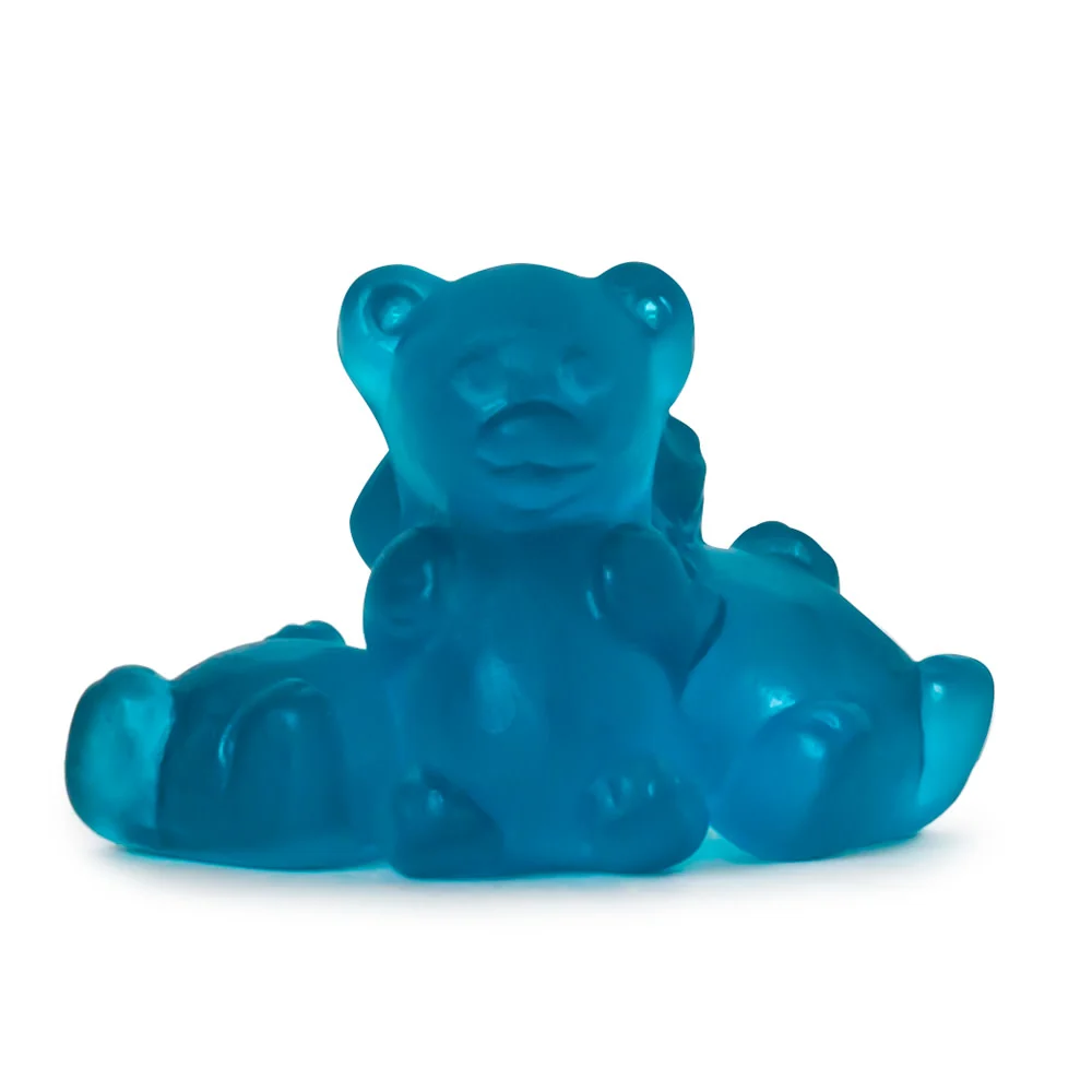 Gummy Bears Spicy Blue Raspberry - 2.2lb Bulk