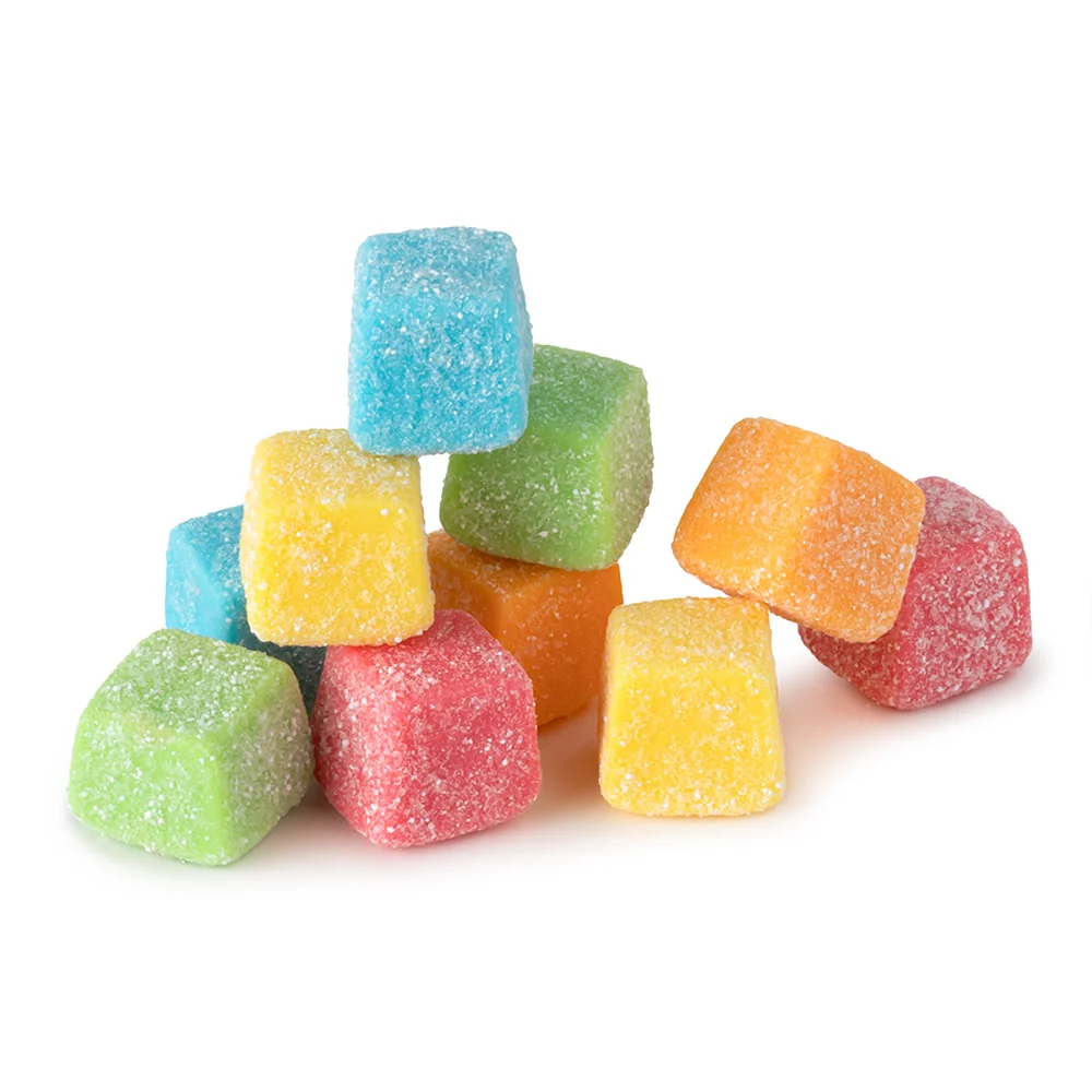 Gummy Sour Cubes - 5lb Bulk