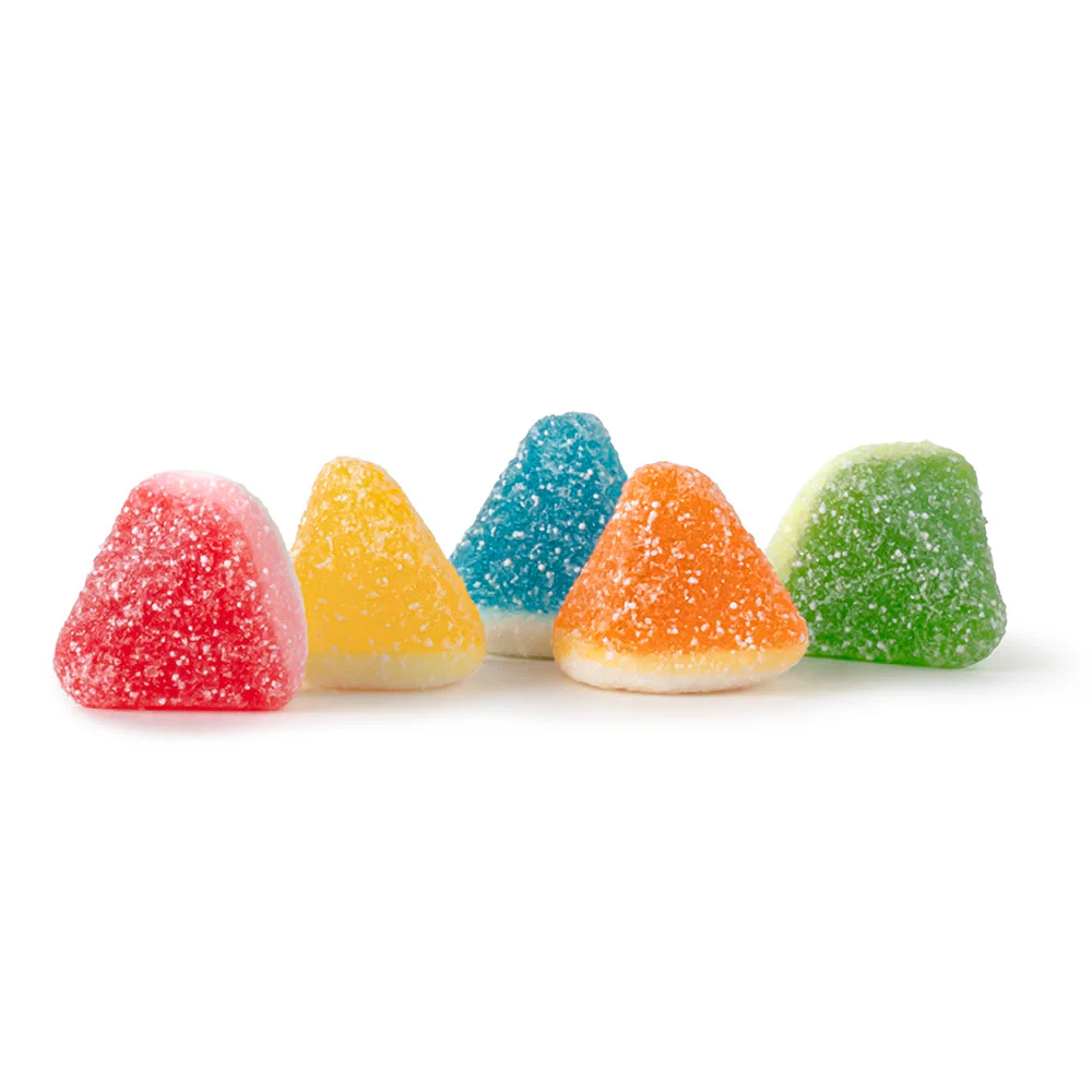 Gummy Sour Pyramids - 5lb Bulk