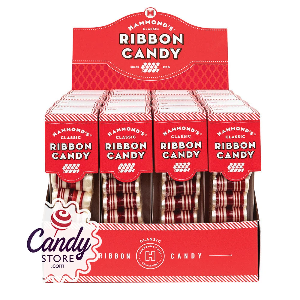Hammond's Peppermint Ribbon Candy 3oz - 16ct