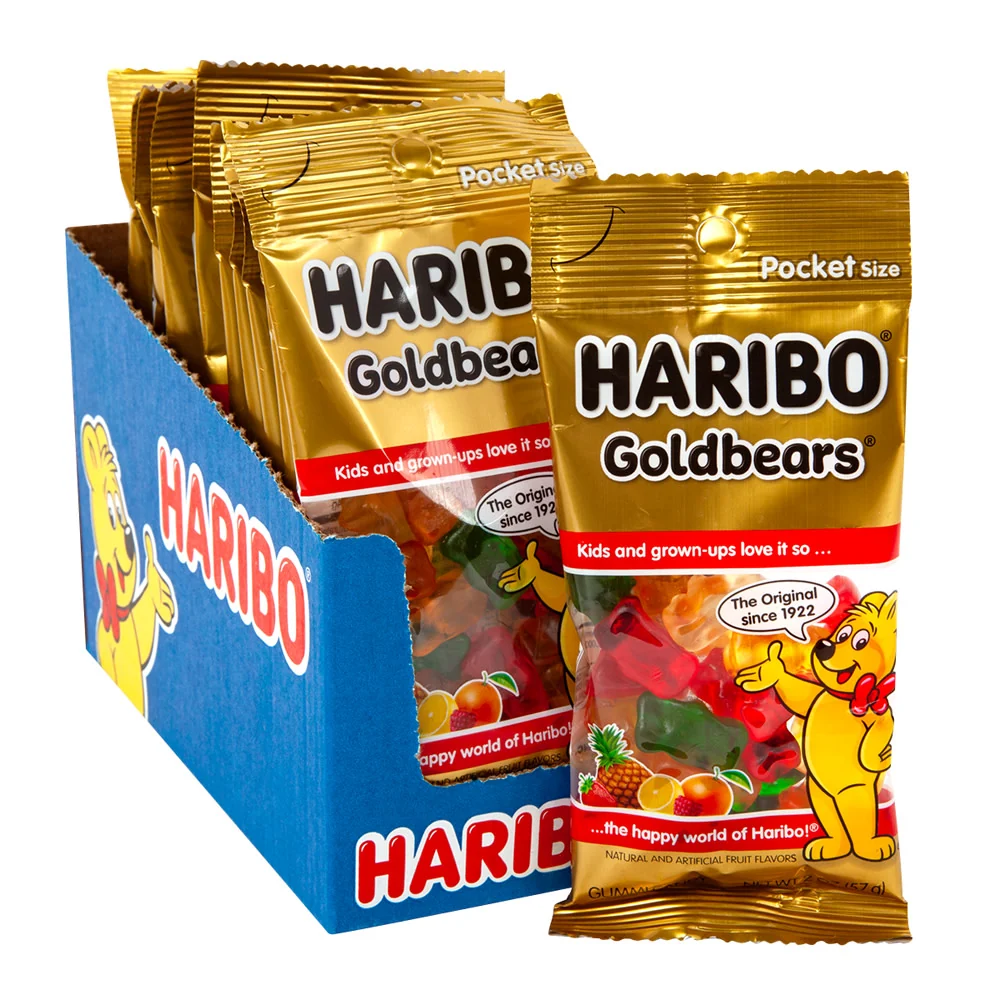 Haribo Goldbears Peg Bags - 12ct