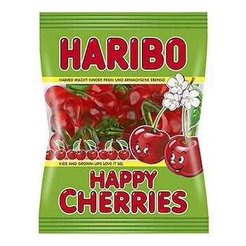 Haribo Happy Cherries Gummi Candy 5oz Bag - 12ct - Image 2